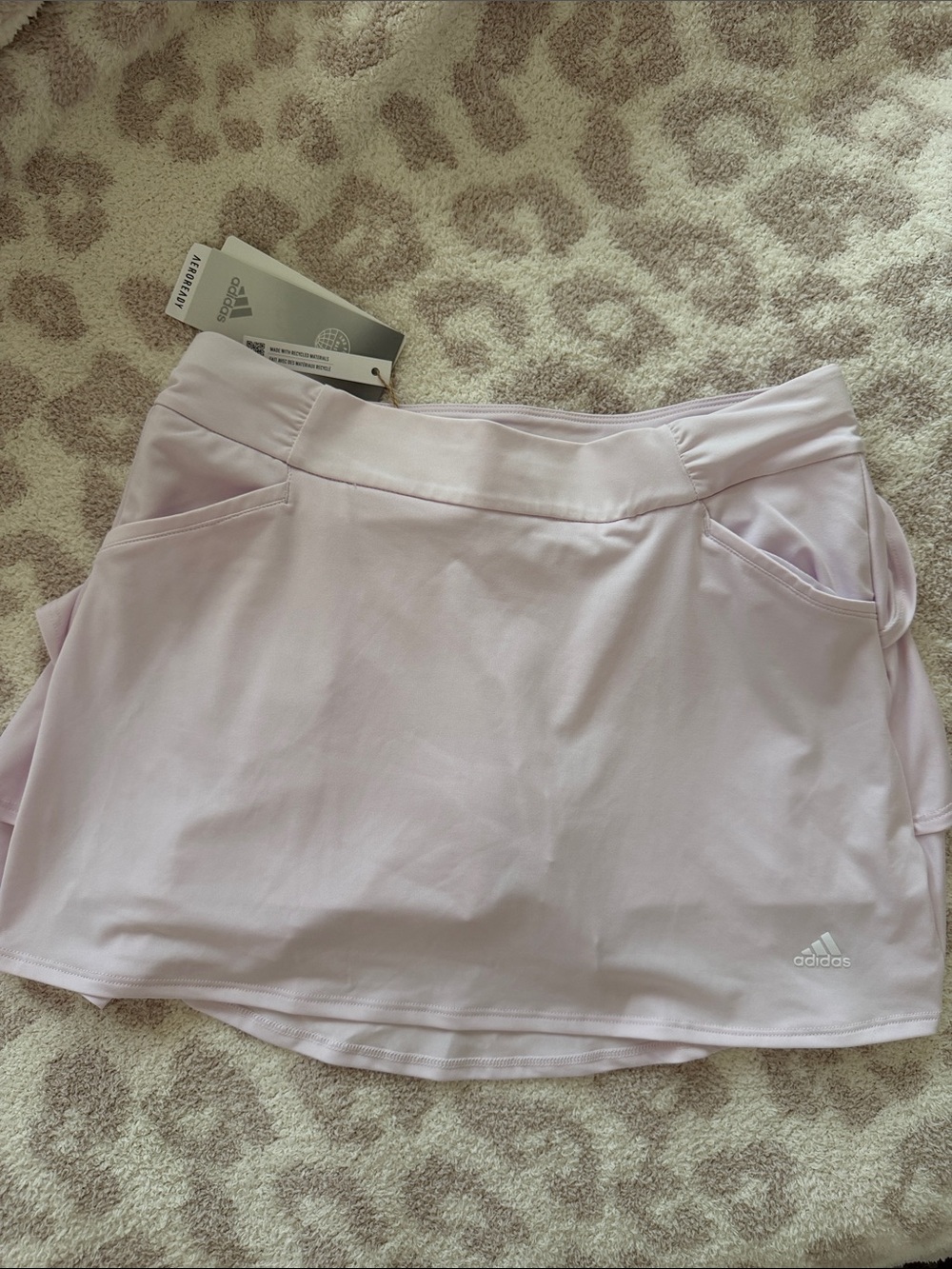 NWT Adidas Girls Ruffle golf Skort, Almost Pink